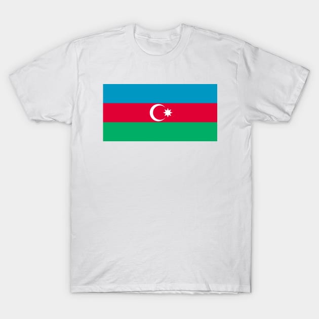 Flag of Azerbaijan T-Shirt by COUNTRY FLAGS